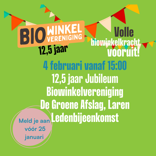 Hero Biowinkelvereniging Social post template