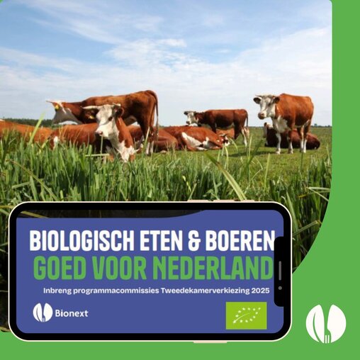 Bionext social post inbreng Tweede kamer verkiezing 2