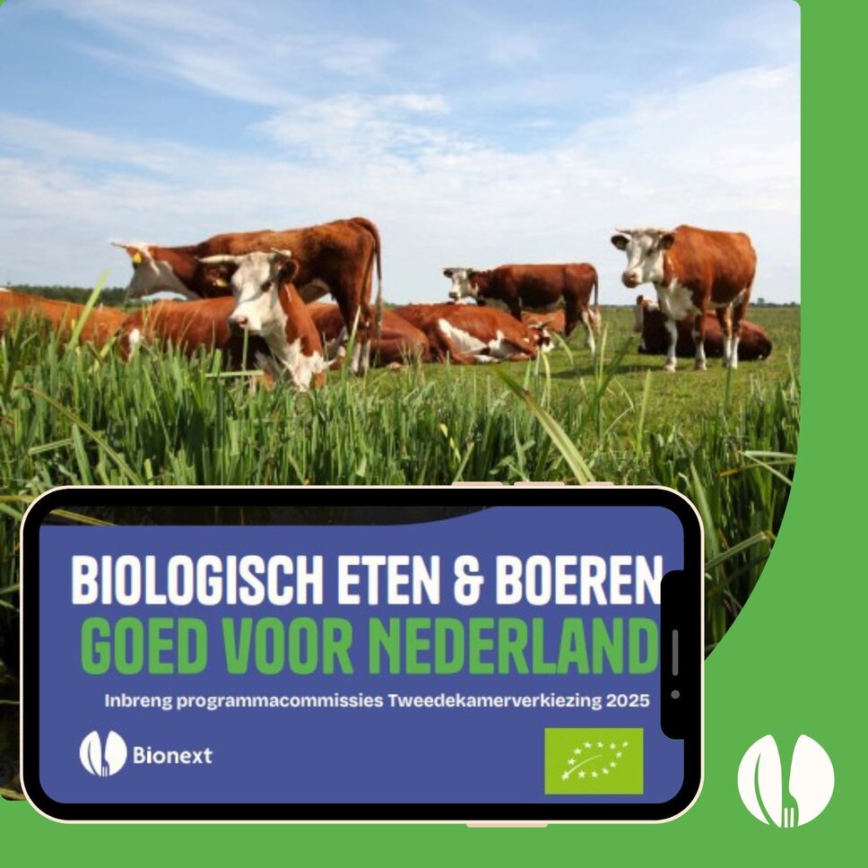 Bionext social post inbreng Tweede kamer verkiezing 2