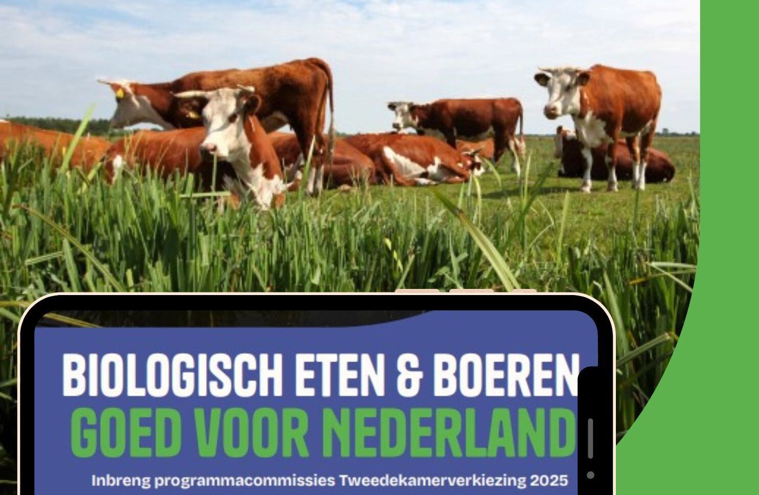 Bionext social post inbreng Tweede kamer verkiezing 2